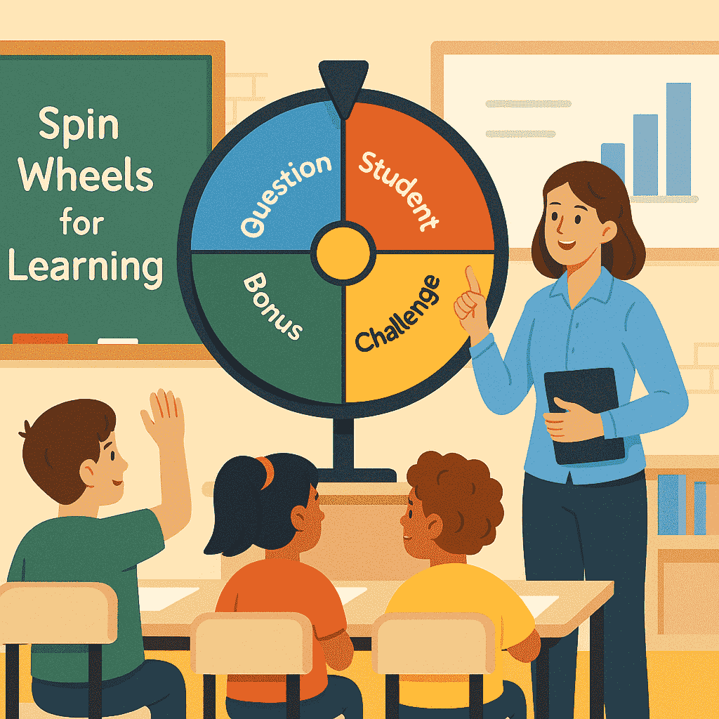 Spin Wheels for Classrooms: Boost Student Engagement