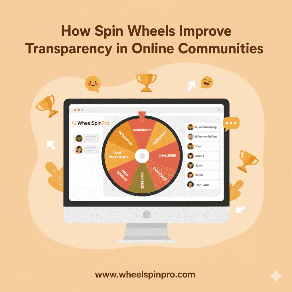 How Spin Wheels Improve Transparency in Online Communities