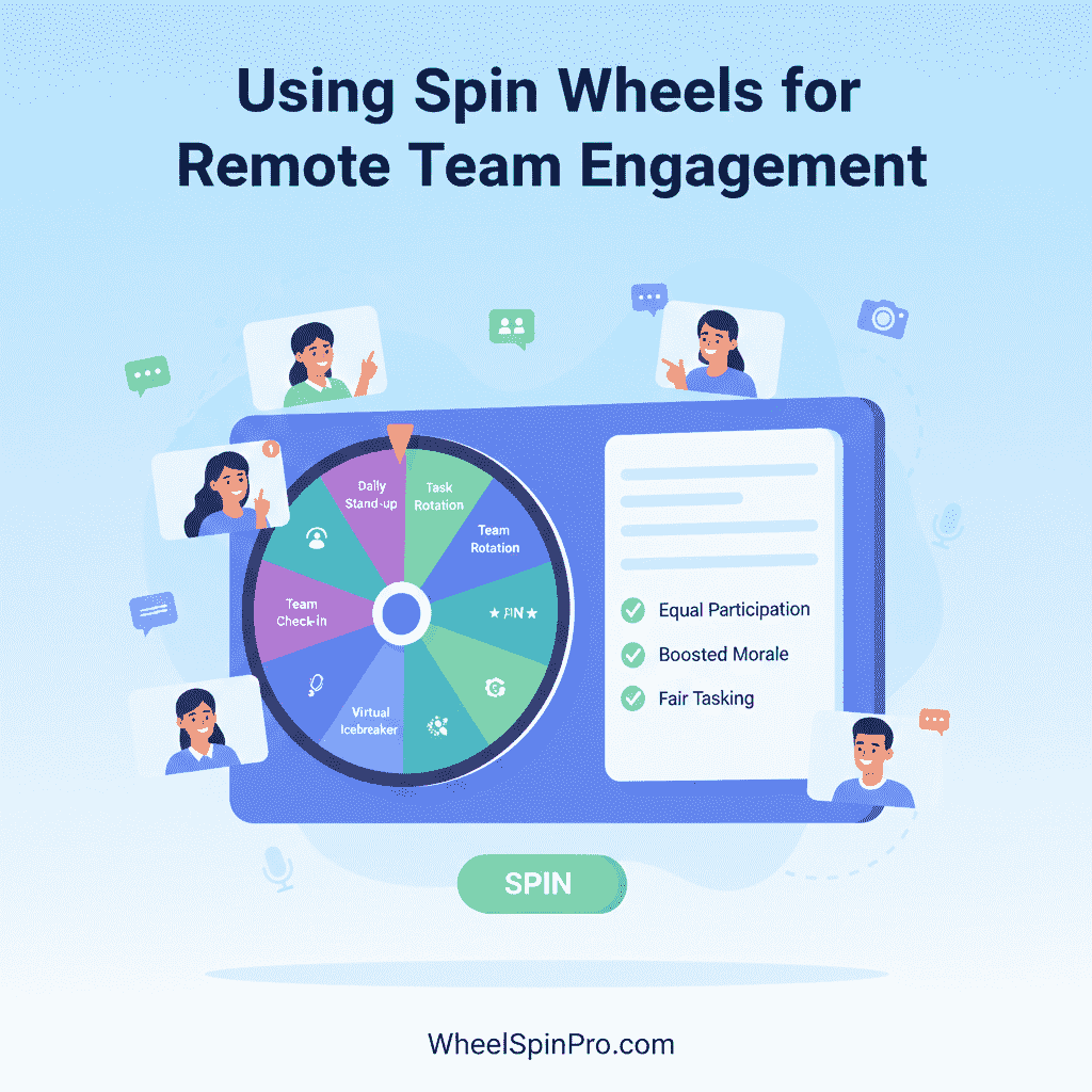 Using Spin Wheels for Remote Team Engagement: A Practical Guide