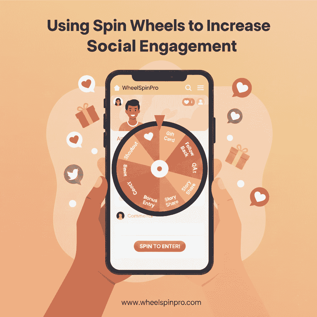 Using Spin Wheels to Increase Social Media Engagement